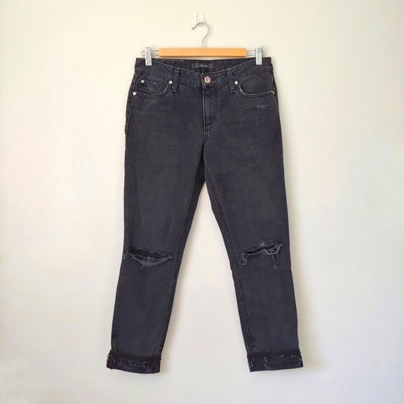 Joe's Jeans Collectors The Billie Ankle Boyfriend Slim Jeans Black Size 26 - Picture 2 of 15